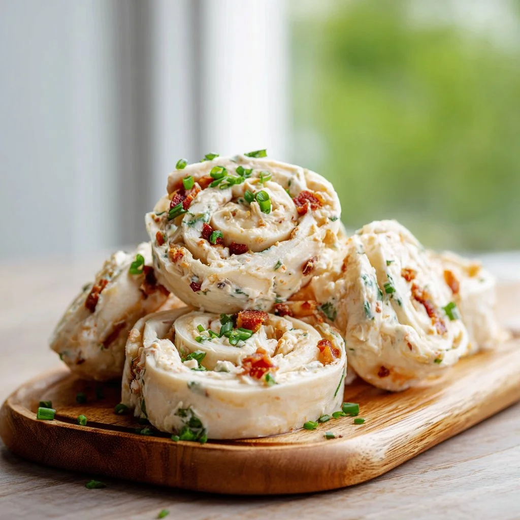 Chicken Bacon Ranch Pinwheels Recipe for Quick Appetizers