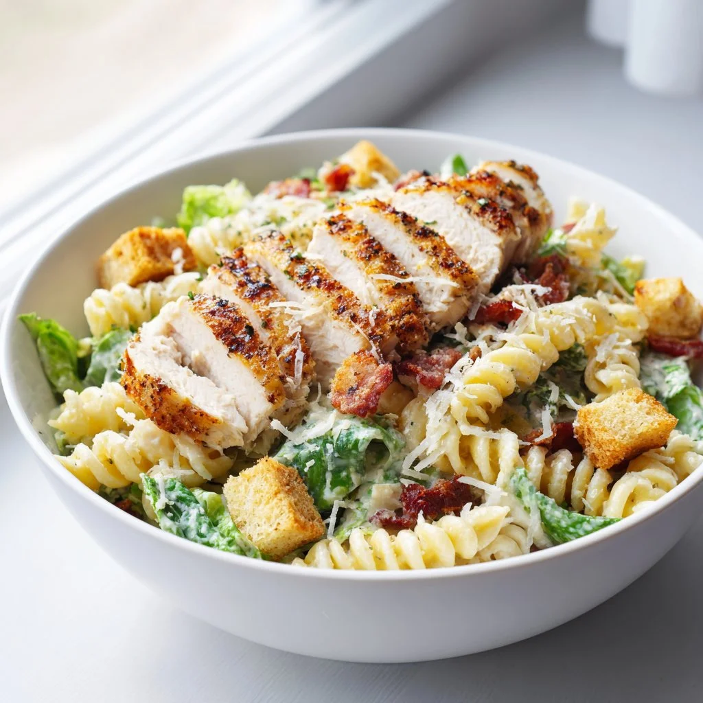 Chicken Caesar Pasta Salad