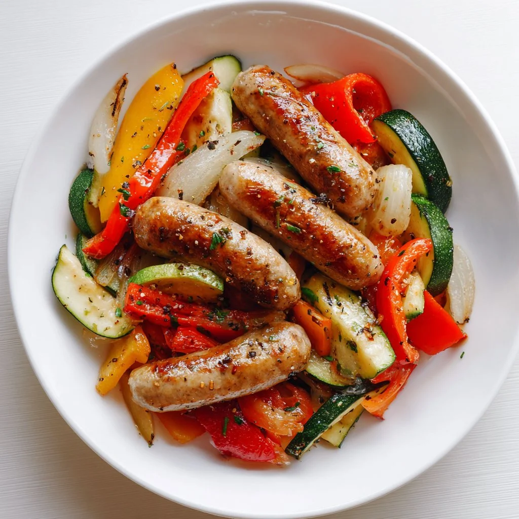 Chicken Sausage and Veggies