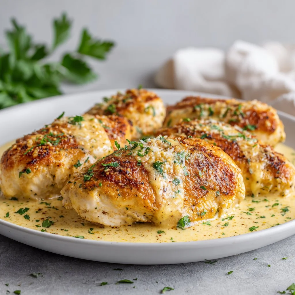 Creamy Garlic Parmesan Chicken Breast