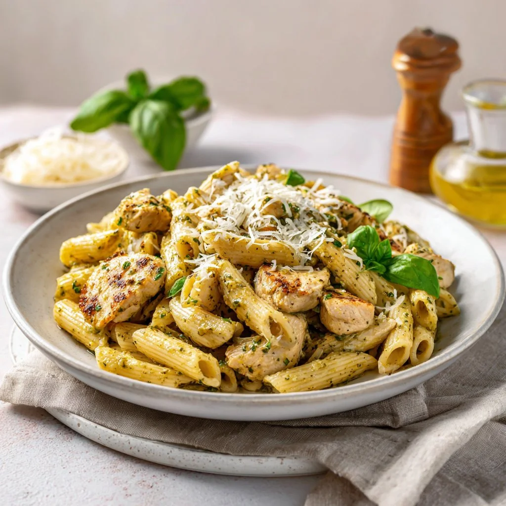 Creamy Pesto Chicken Pasta