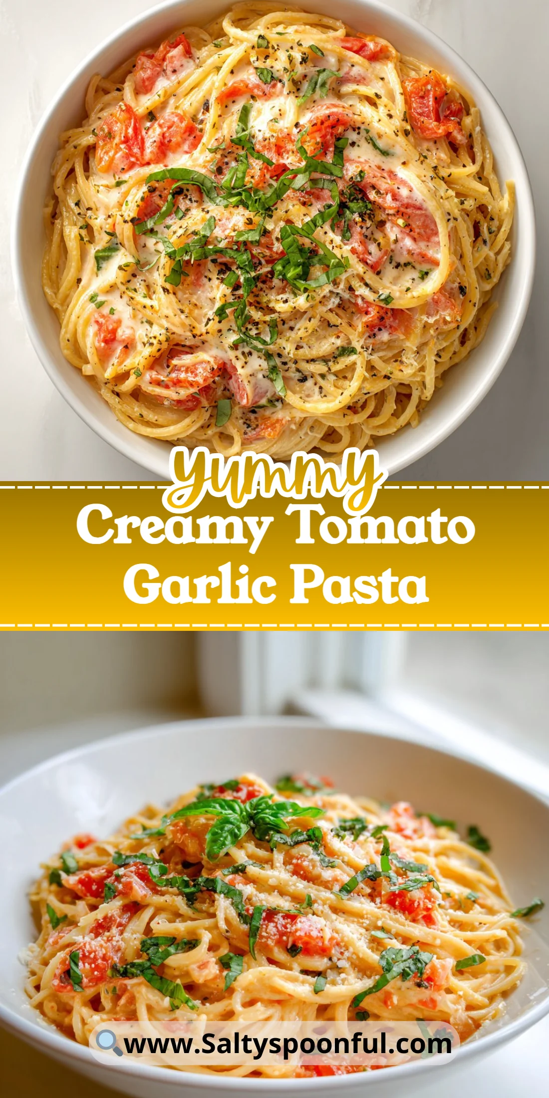 Creamy Tomato Garlic Pasta