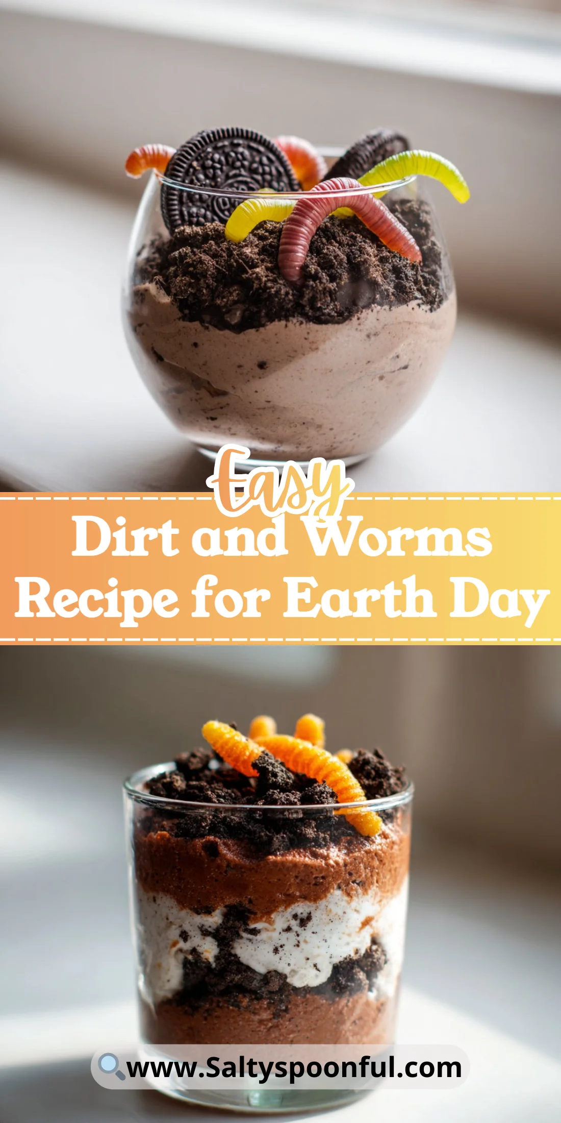 Dirt and Worms Recipe for Earth Day