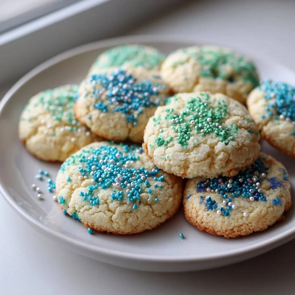 A plate of colorful Earth Day cookies decorated with eco-friendly designs.