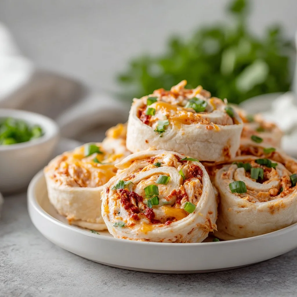 Easy Chicken Taco Pinwheels That Everyone Loves
