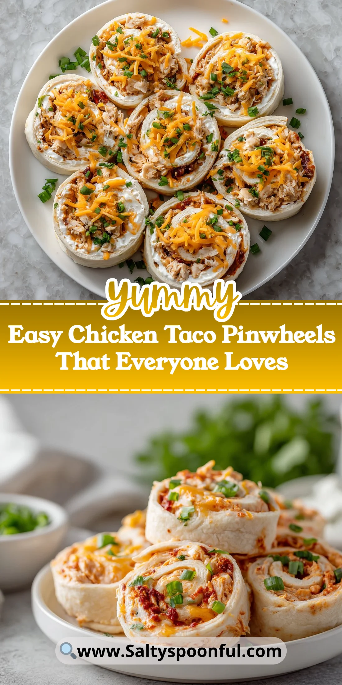 Easy Chicken Taco Pinwheels That Everyone Loves