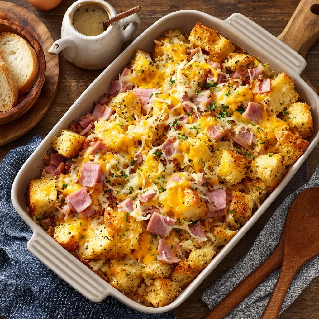 Easy classic Easter dinner casserole with savory ingredients for a festive meal