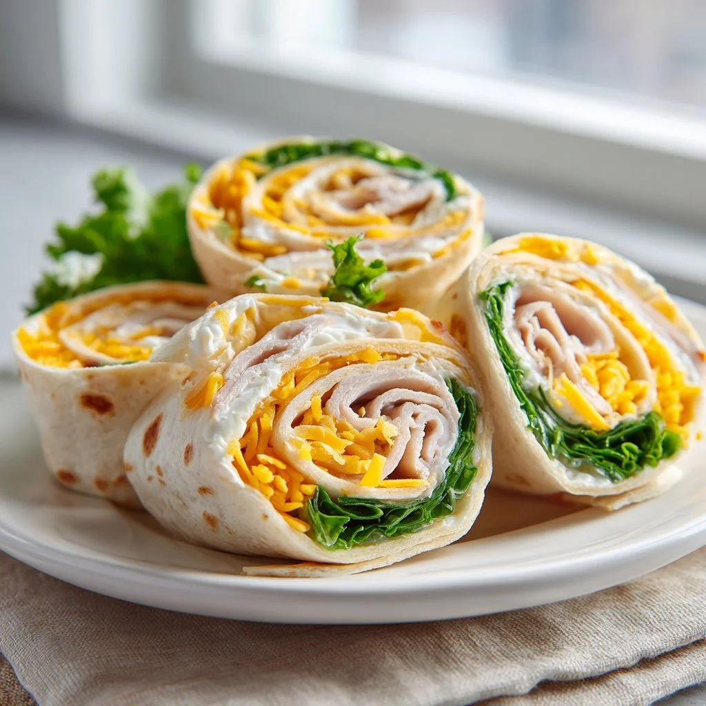 Easy Turkey Pinwheels