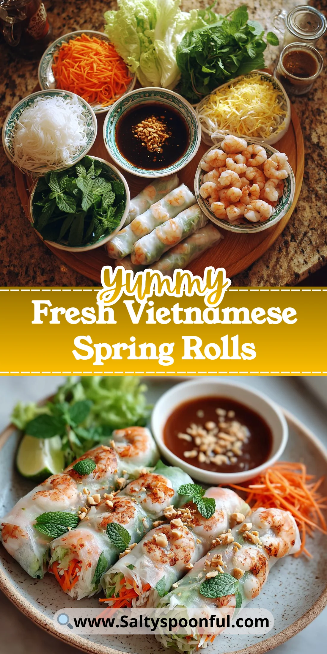 Fresh Vietnamese Spring Rolls
