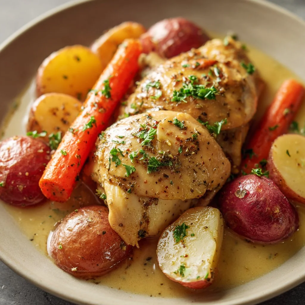 Garlic Butter Chicken Crockpot Recipe: 6-Hour Magic for Tender Bliss