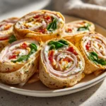 Italian Pinwheels - simple no-cook snack made with fresh ingredients