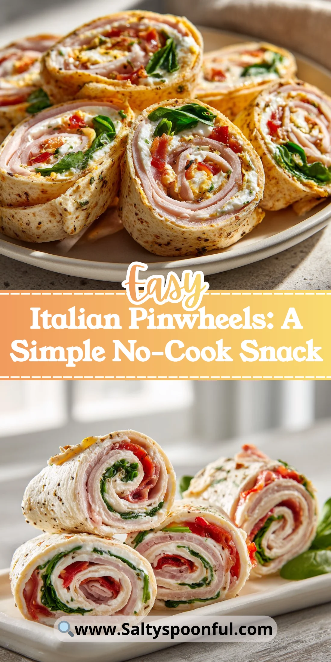 Italian Pinwheels: A Simple No-Cook Snack