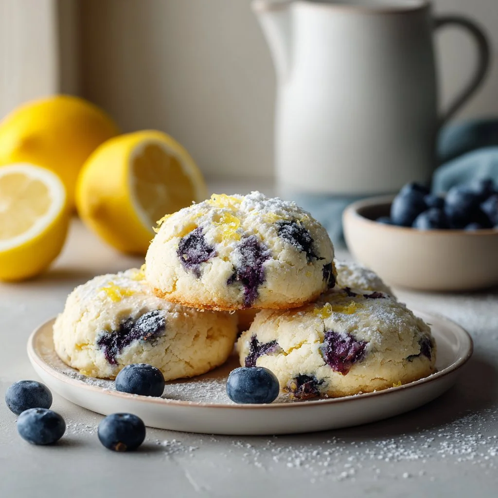Lemon Blueberry Cookies