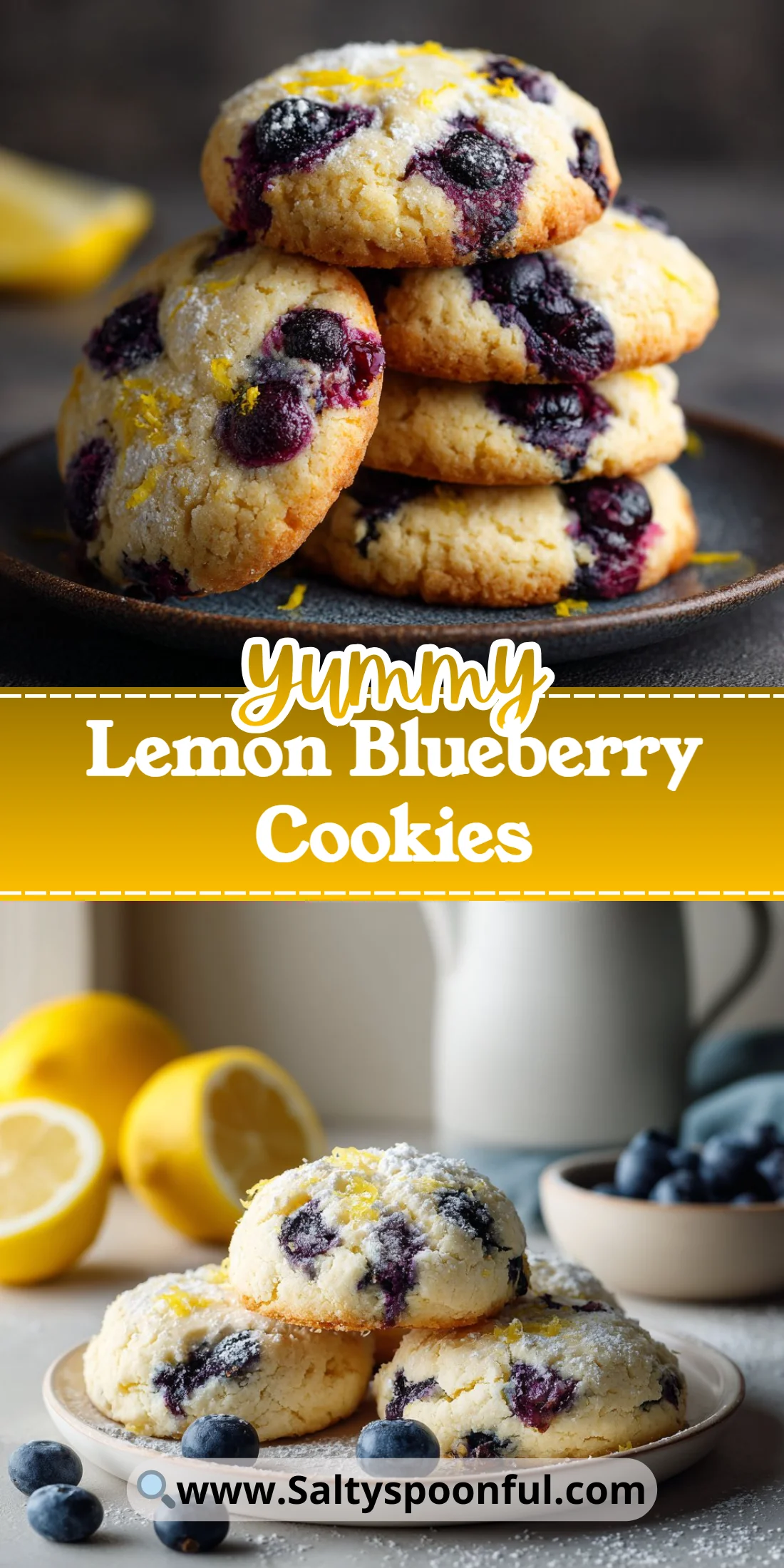 Lemon Blueberry Cookies