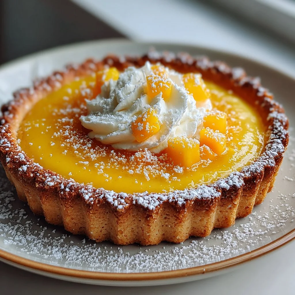 Mango Curd Tart