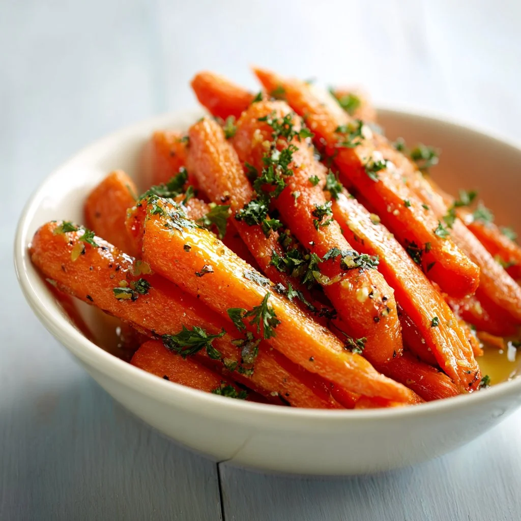Maple Dijon Roasted Carrots
