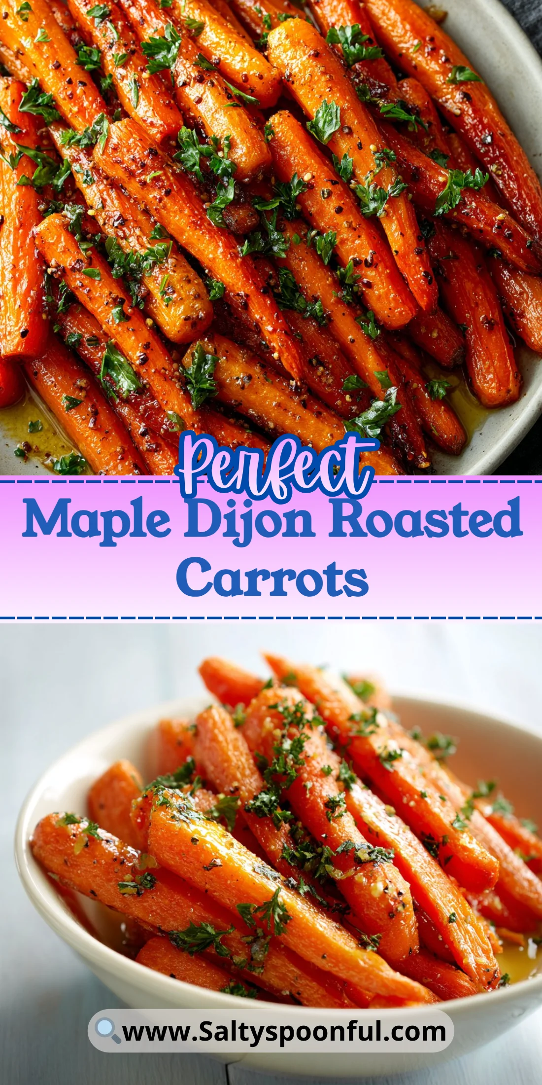 Maple Dijon Roasted Carrots