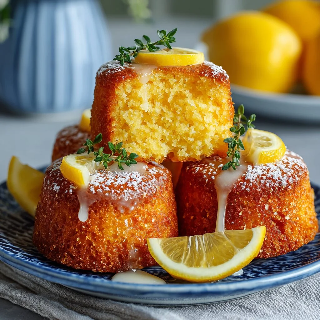 Mini Lemon Drizzle Cakes