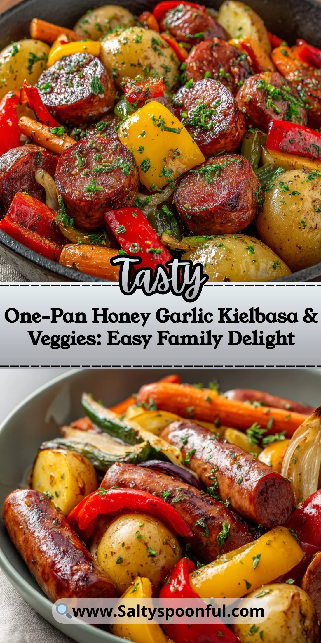 One-Pan Honey Garlic Kielbasa & Veggies: Easy Family Delight