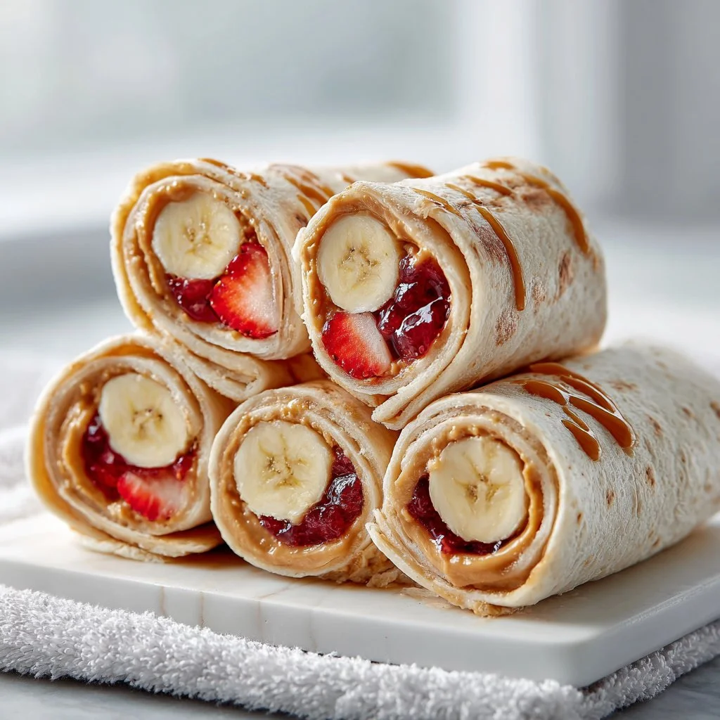 Peanut Butter & Jelly Sushi Rolls