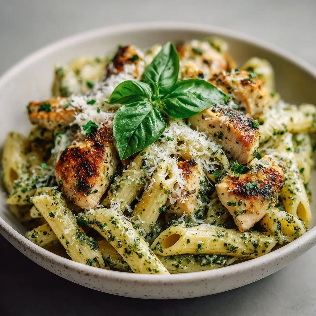 Pesto Pasta With Chicken