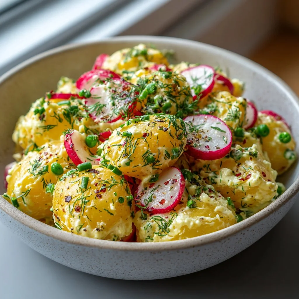 Potato Salad with Radishes