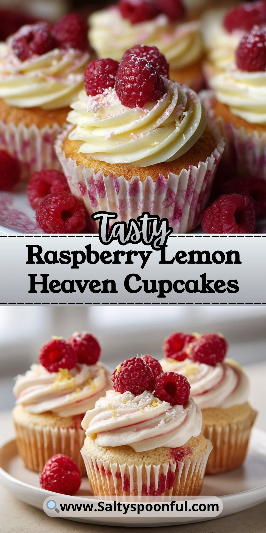 Raspberry Lemon Heaven Cupcakes