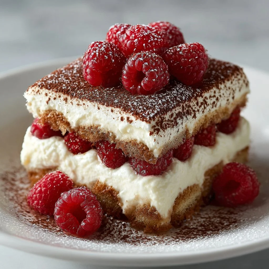 Raspberry Tiramisu