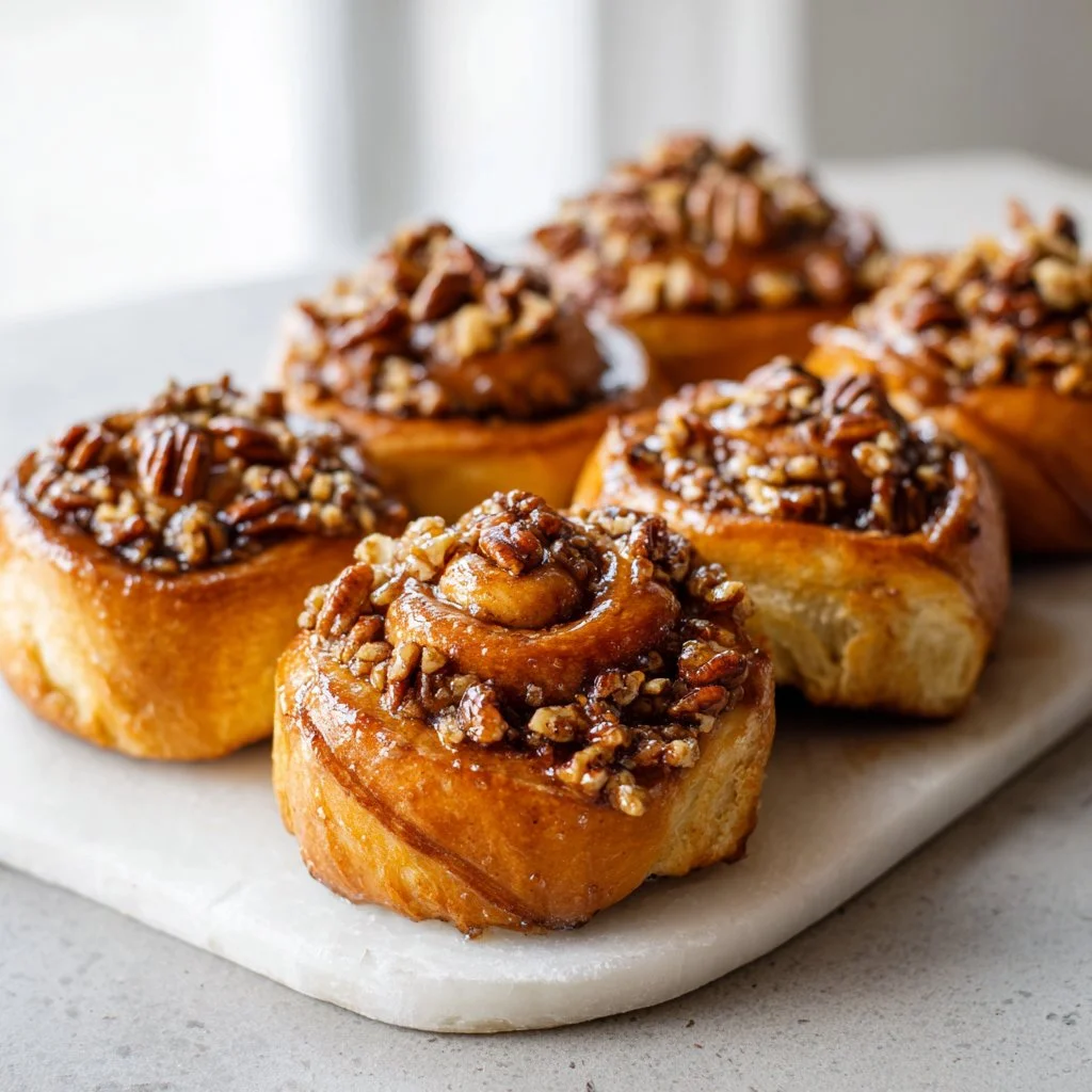 Sourdough Maple Pecan Sticky Buns