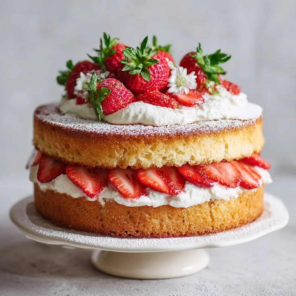 Strawberry Shortcake Cake