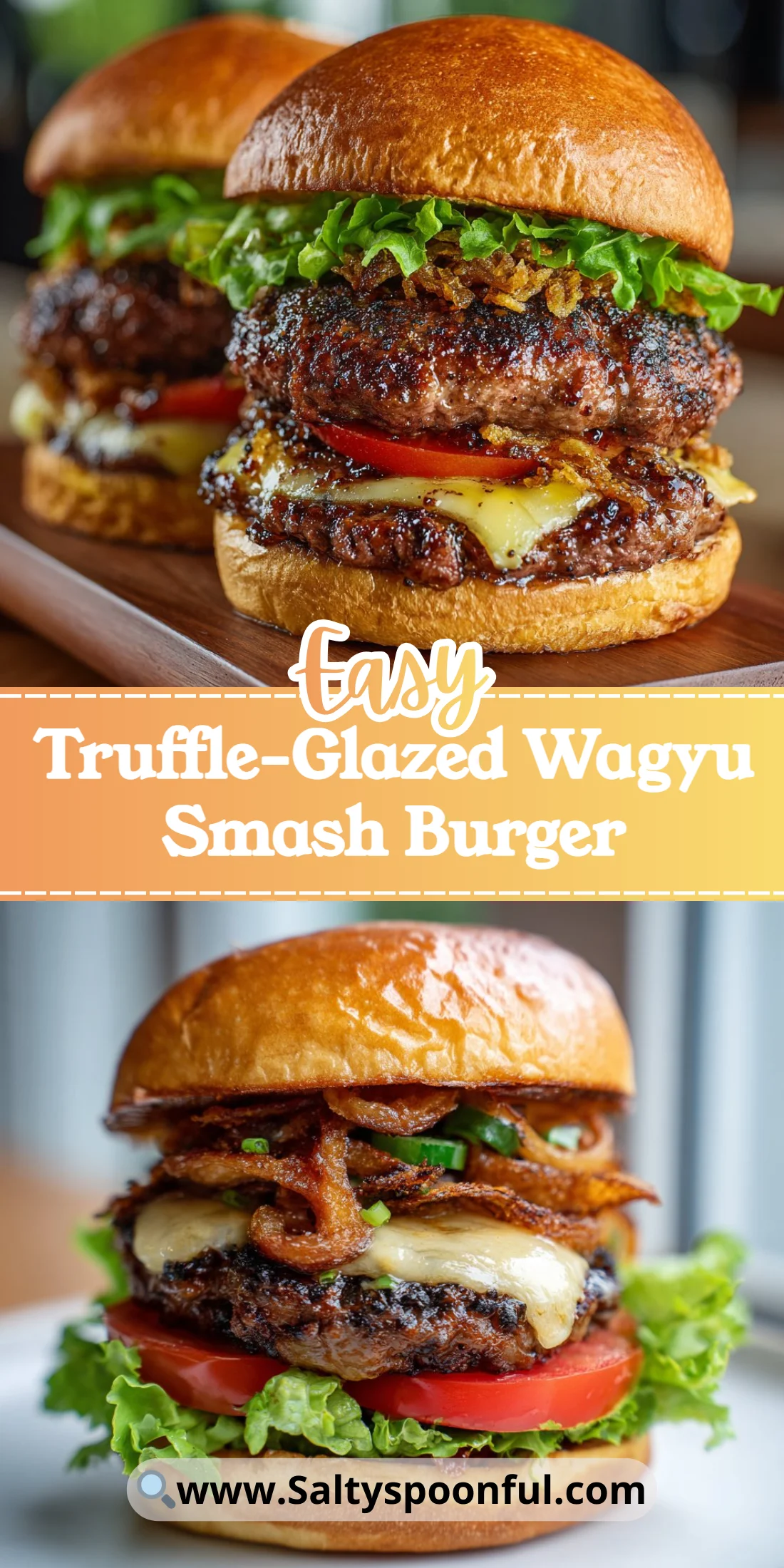 Truffle-Glazed Wagyu Smash Burger