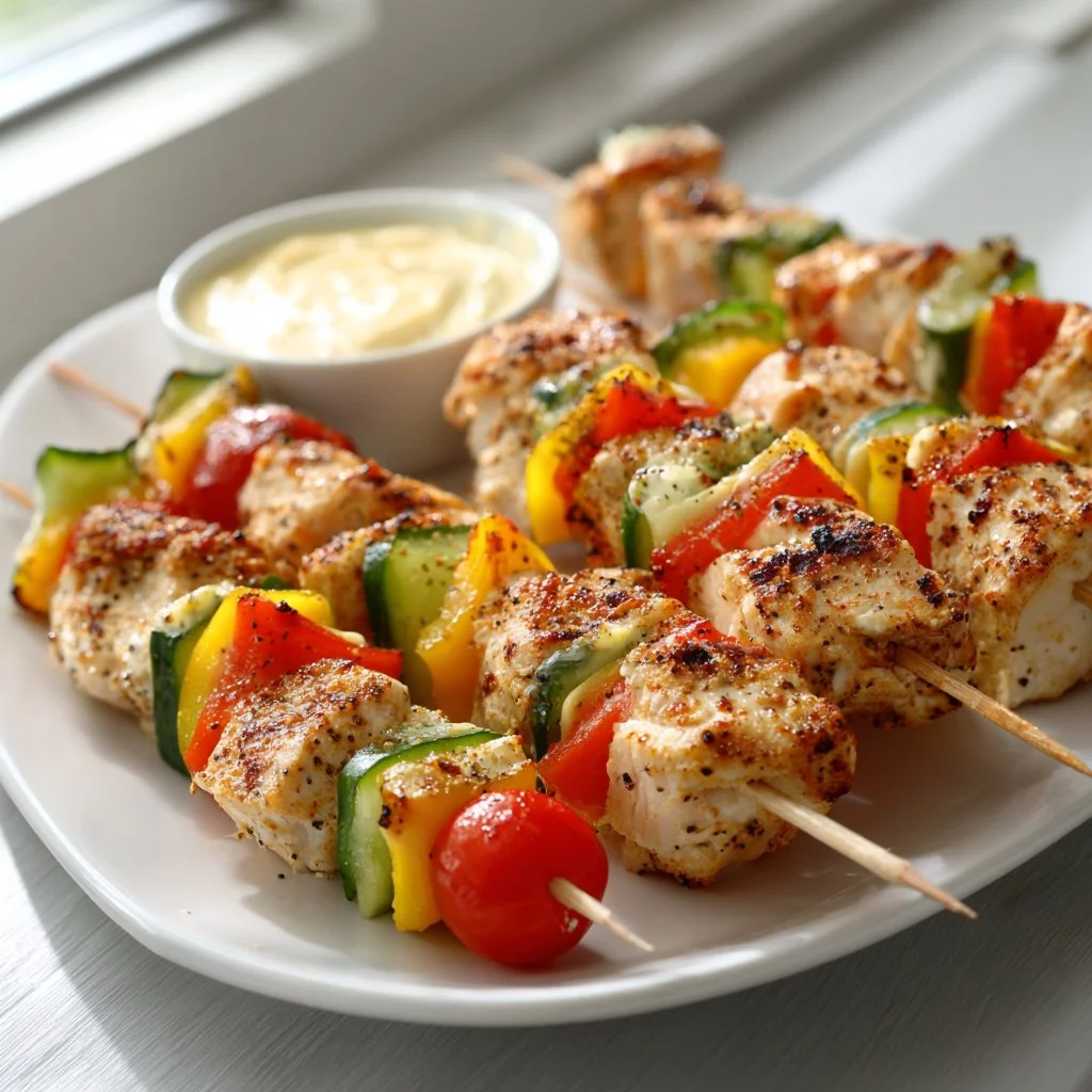 Turkey & Cheese Kabobs