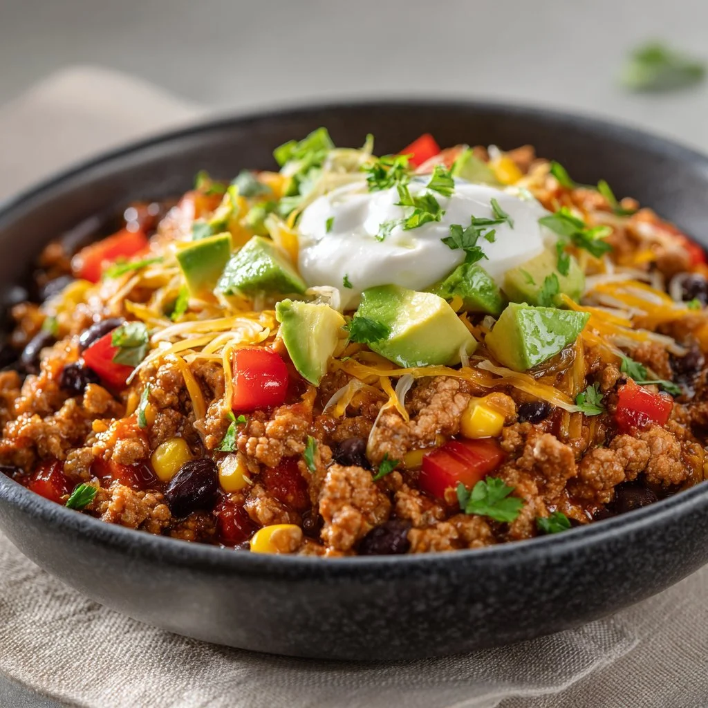 Turkey Taco Skillet