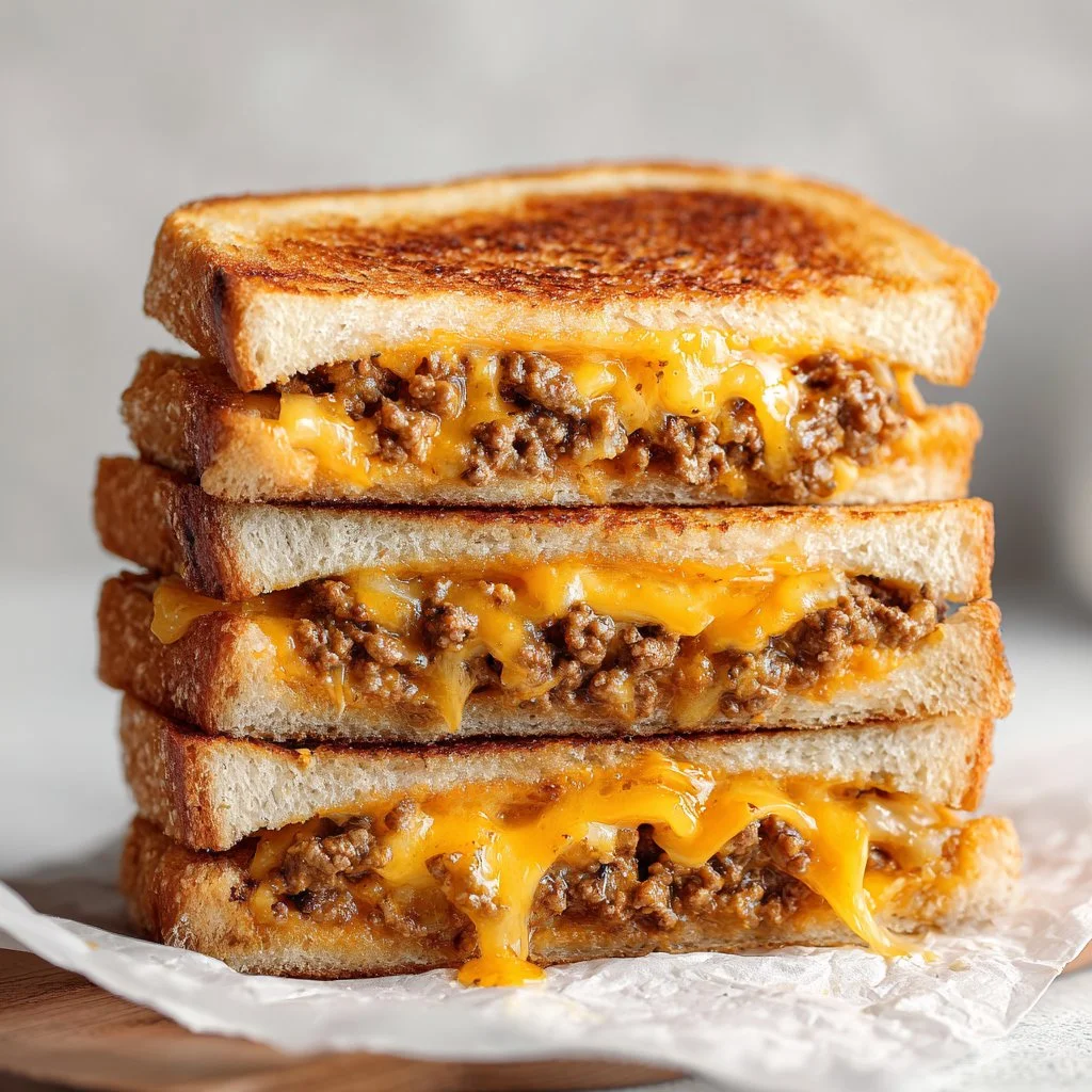 Ultimate Cheesy Ground Beef Melt
