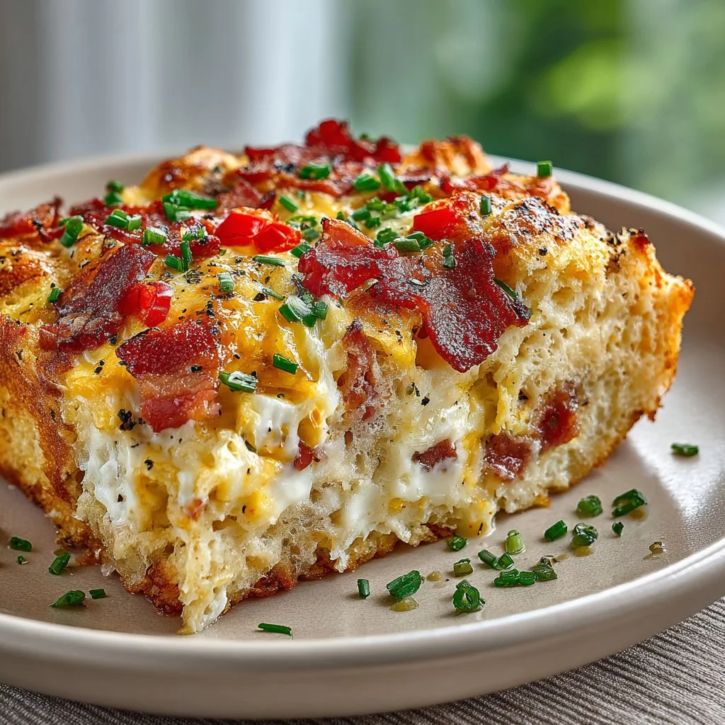 Bacon, Egg, and Cheese Breakfast Casserole