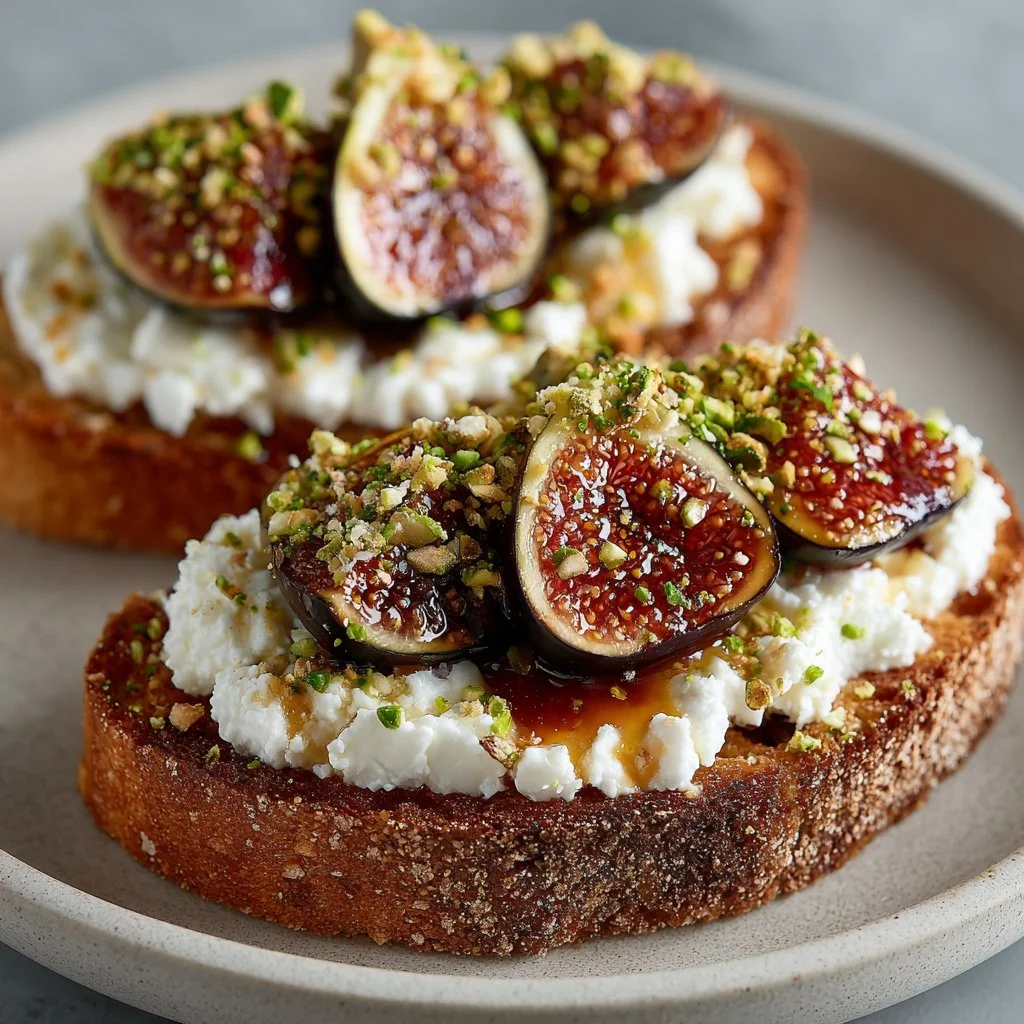 Cottage Cheese and Fig Toast