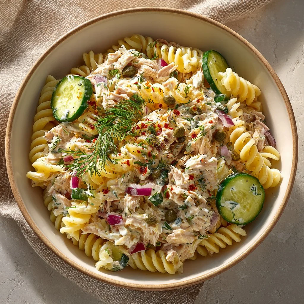 Creamy Tuna Pasta Salad