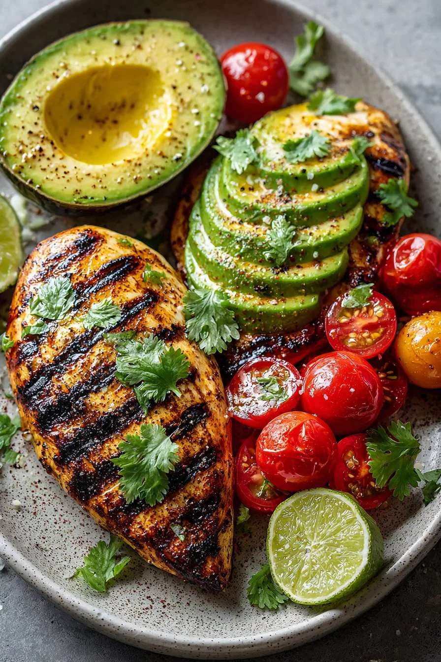 Juicy Grilled California Avocado Chicken