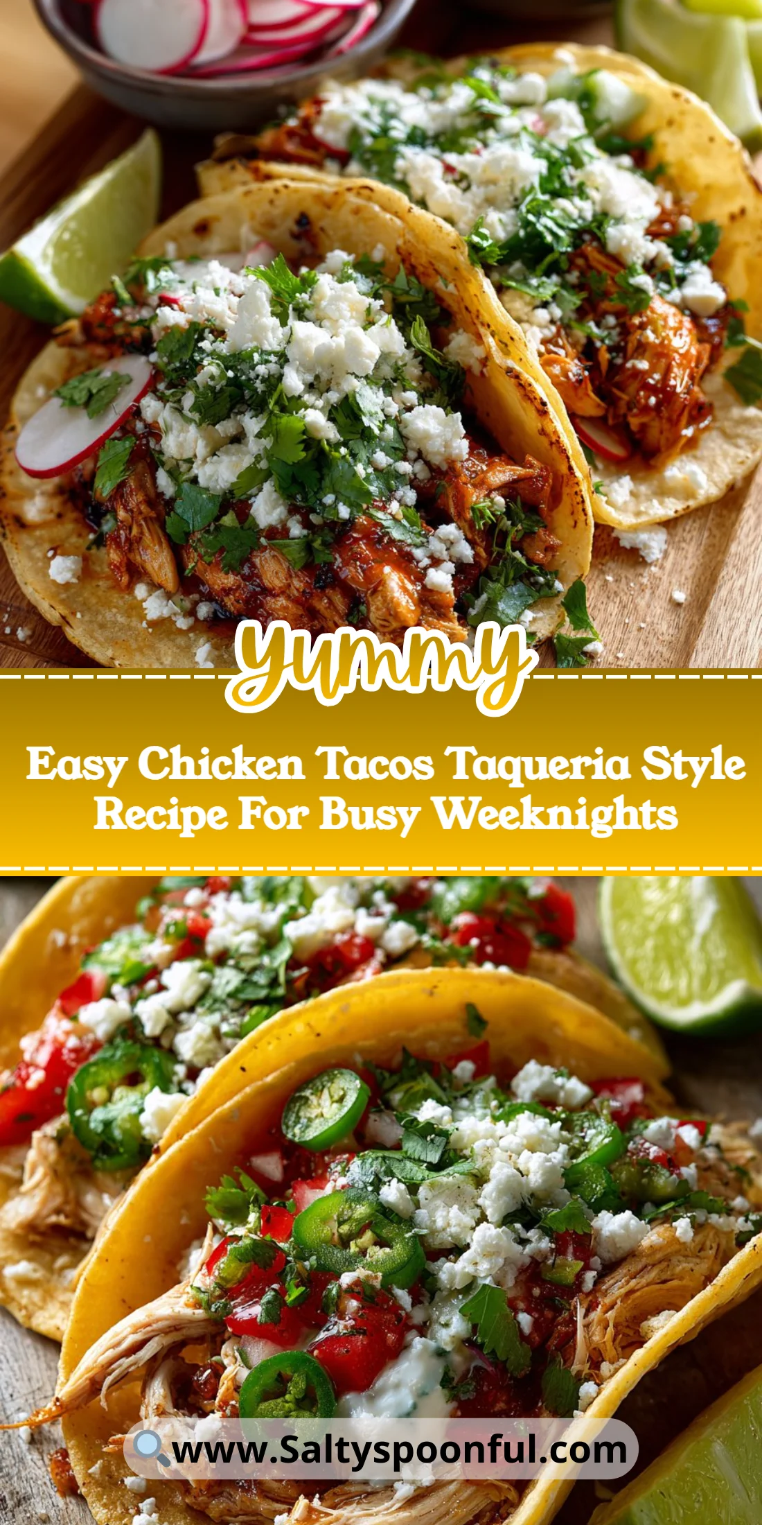 Easy Chicken Tacos Taqueria Style Recipe For Busy Weeknights