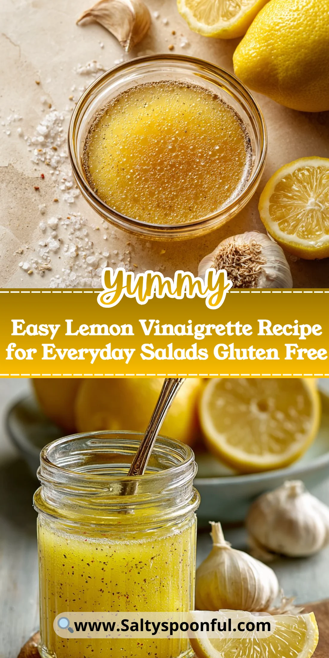 Easy Lemon Vinaigrette Recipe for Everyday Salads Gluten Free