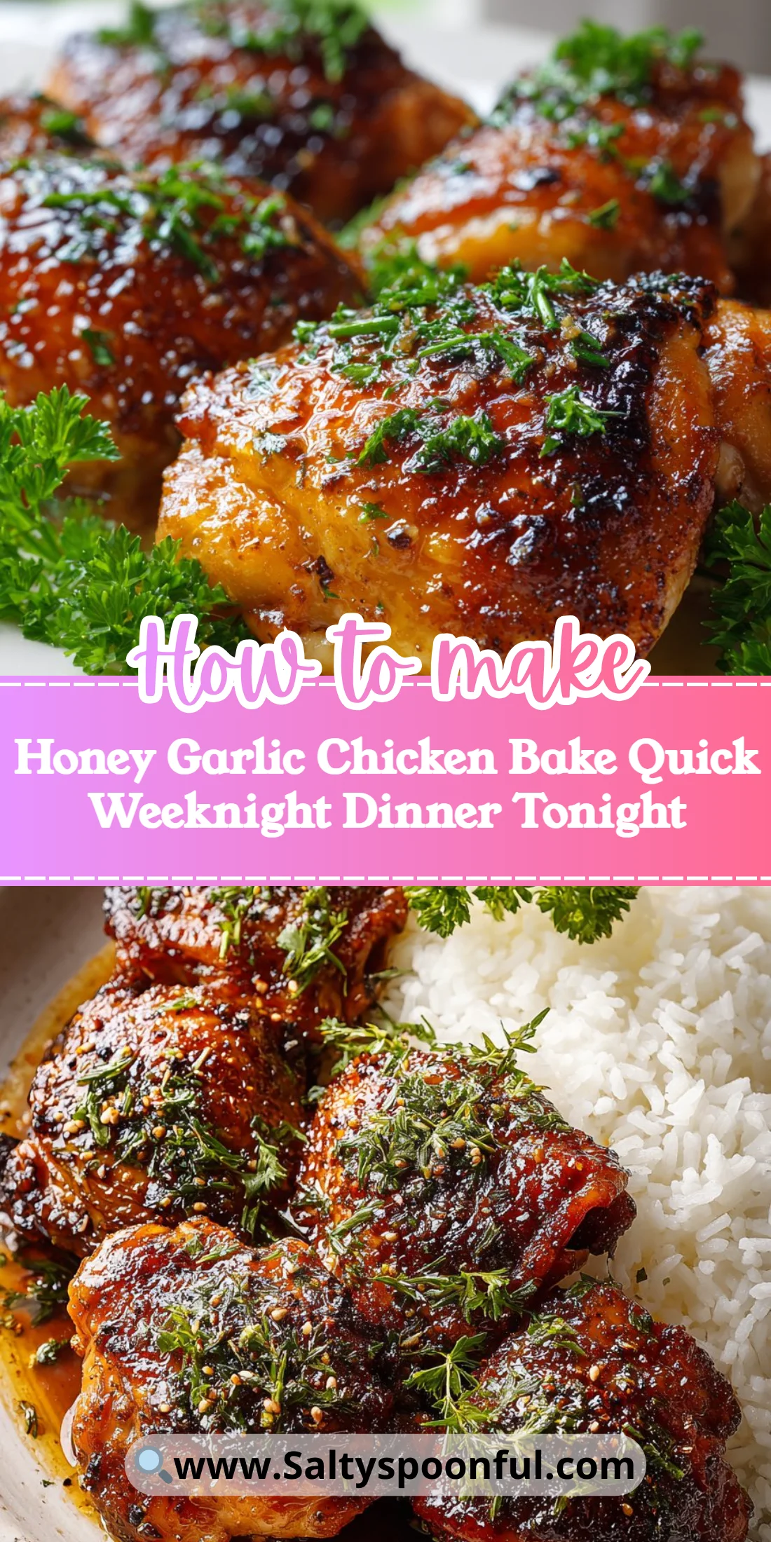 Honey Garlic Chicken Bake Quick Weeknight Dinner Tonight